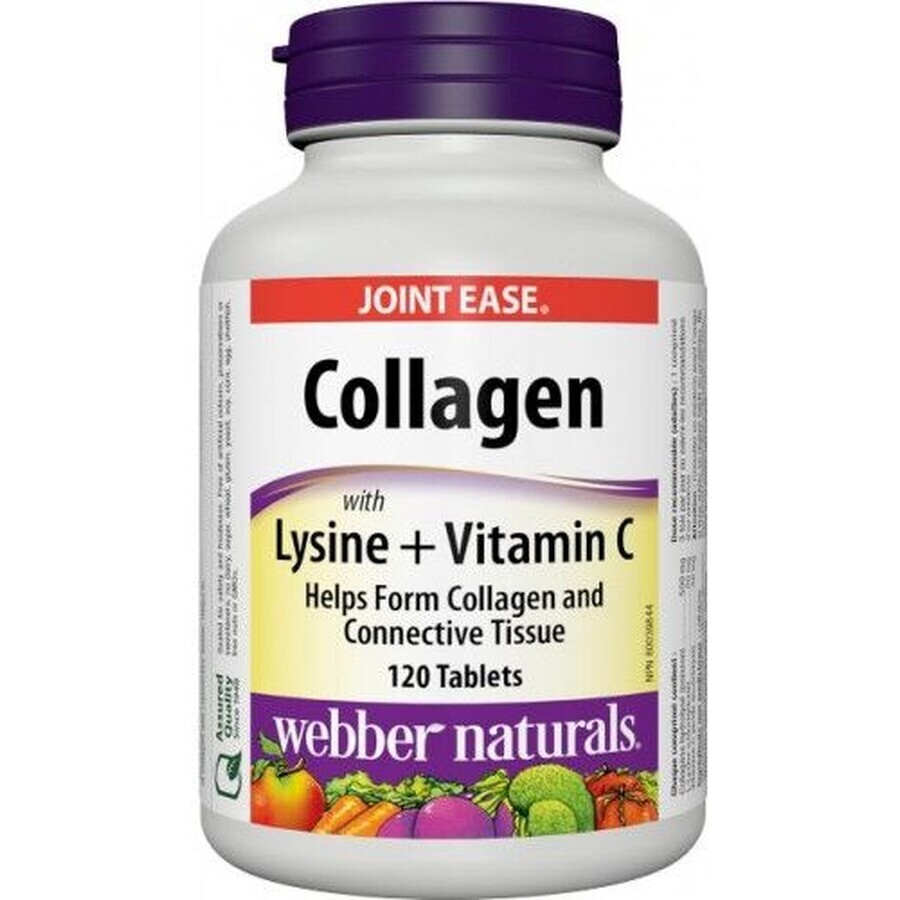 Webber Naturals Collageen + Lysine + Vit. C 120 tabletten