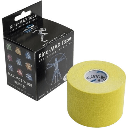 Kine-Max Classic Kinesiologie tape geel 5 m