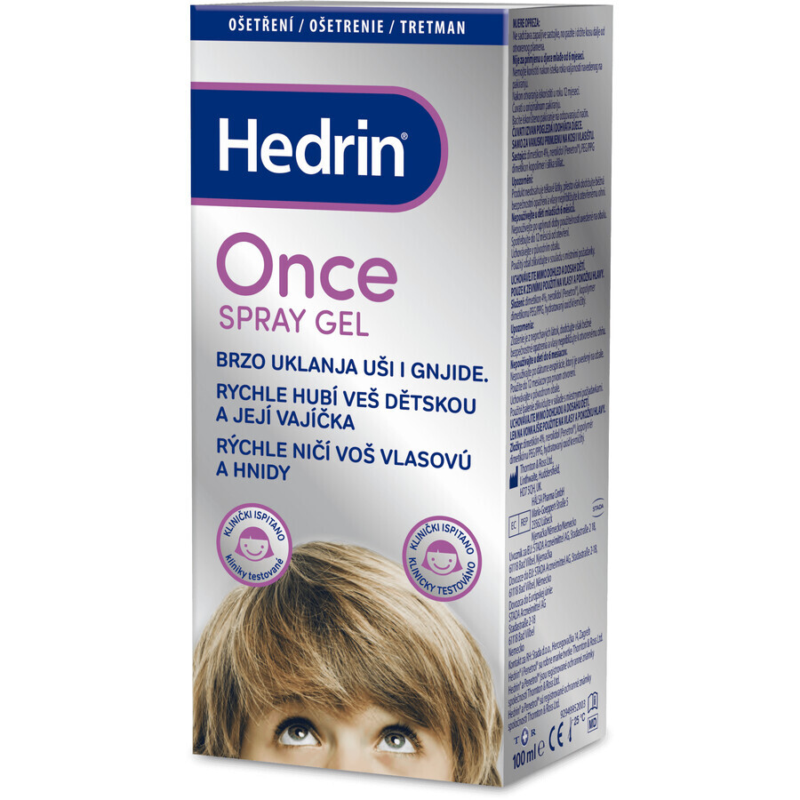 Hedrin ONCE Spray Gel 100 ml