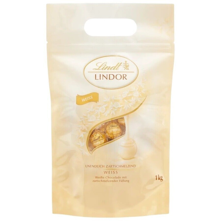 Lindt Lindor pralines Witte chocolade 1000 g