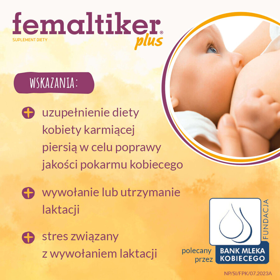 Femaltiker Plus, karamelsmaak, 2 x 12 zakjes