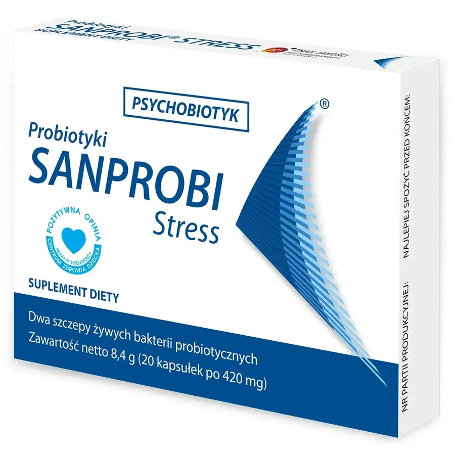 Sanprobi Stress Psychobiotic, 2 x 20 capsules