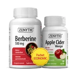 Zenyth Berberine 500 mg + Appelciderazijn Set, 60+60 capsules
