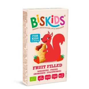 Biskids biscotti biologici alla fragola, 120 g, Belkorn