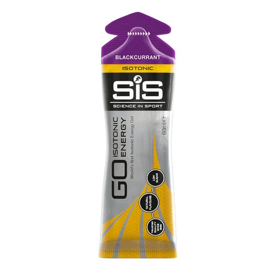 Go Isotonic gel isotónico energizante con sabor a grosella Go Isotonic, 60 ml, Sis