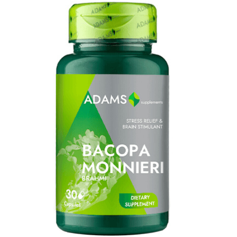 Bacopa Monnieri, 350 mg, 30 capsules, Adams Supplements