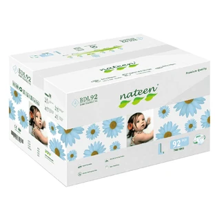 Pannolini ipoallergenici Flex&Fit Premium, Large, Nr. 4, 7-18 kg, 92 pezzi, Nateen