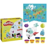 Plasticine set Reizen met het vliegtuig, +3 jaar, Play Doh