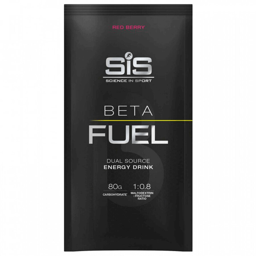 Beta Fuel energiedrank met rode vruchtensmaak, 82 g, Sis