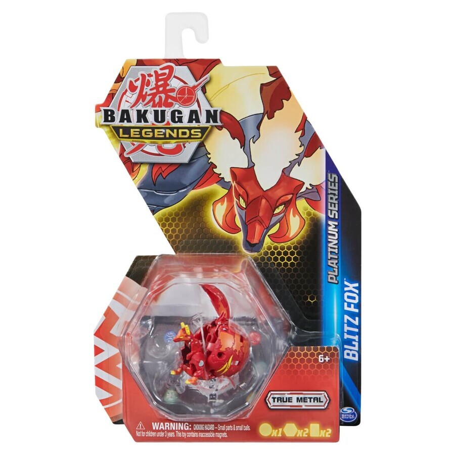 S5 Platinum Blitz Fox Figur, +6 Jahre, Bakugan