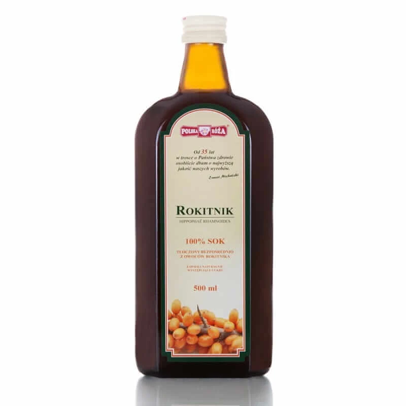 Duindoorn 100% sap 500 ml Polska Róża