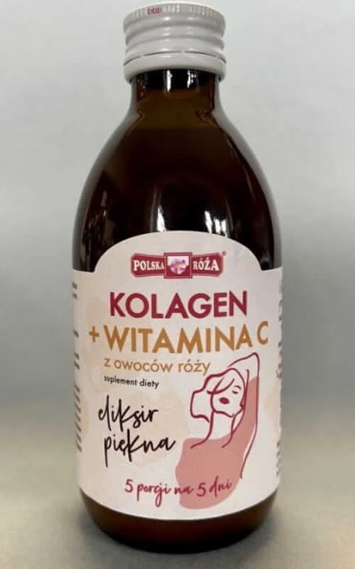 Schoonheidselixer collageen + vitamine C 250ml Polska Róża