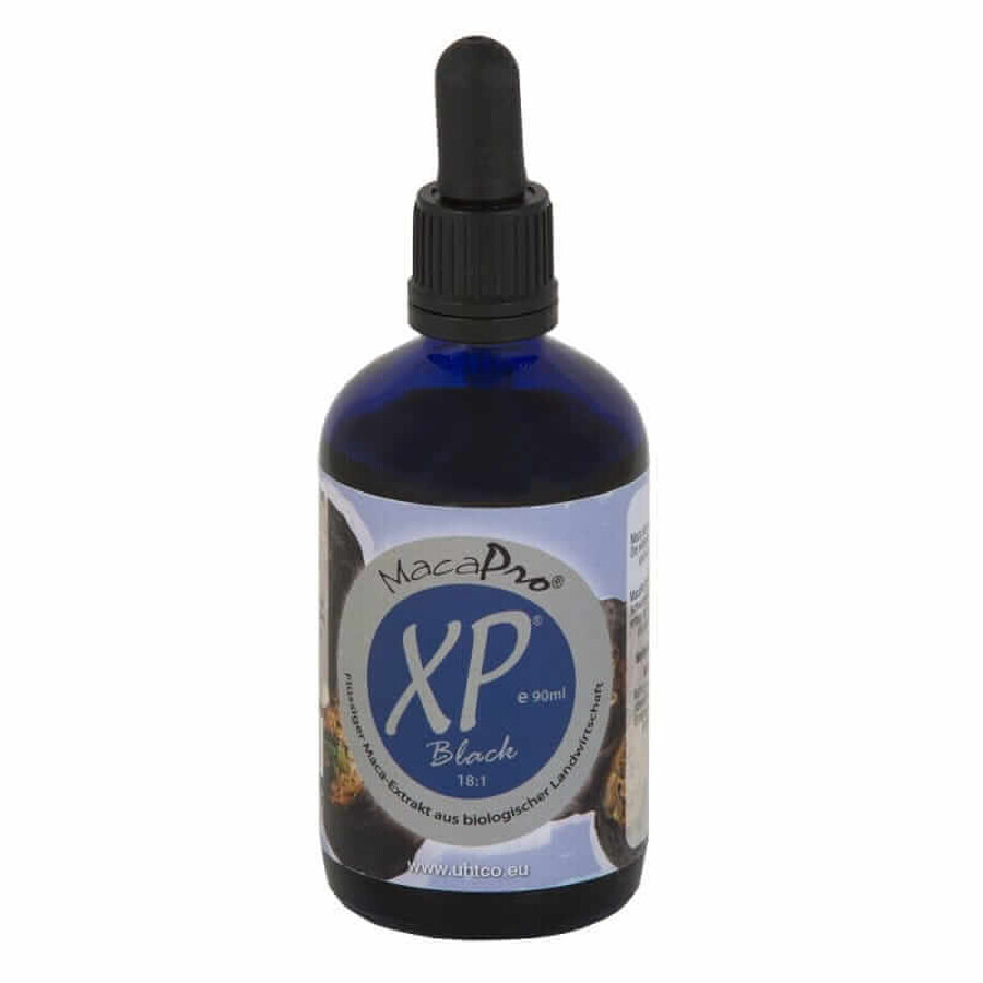 Maca Pro XP Black - extrait liquide de maca noire 18:1 - 90 ml eco organic black maca, Peruvian Harvest