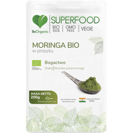 BeOrganic Biologisch Moringa poeder 200g