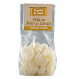 Honey and lemon candy slices, 100 g, Apidava