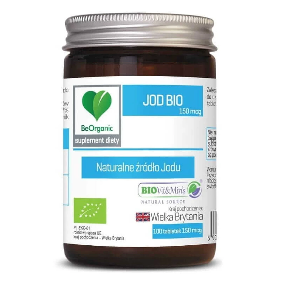 BeOrganic Iodine Bio 150 mcg 100 tablets