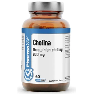 Colina dihidrato 600 mg, 60 cápsulas Pharmovit Clean Label