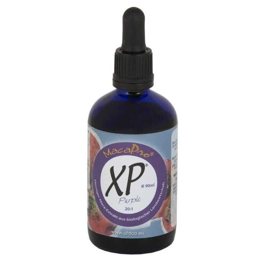 Maca Pro XP Purple - liquid extract of purple (red) maca 20:1 90ml eco organic maca, Peruvian Harvest