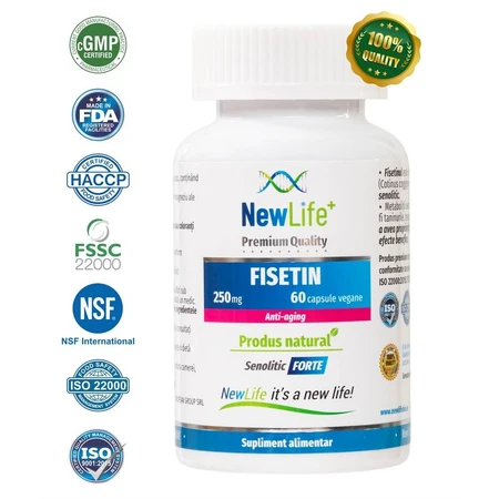 Fisetin, 250 mg, 60 vegetarian capsules, NewLife+