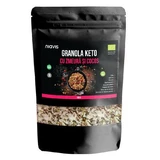 Organic Keto Granola with Raspberry and Coconut, 200 g, Niavis