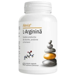 L-arginine, 60 plantaardige capsules, Alevia