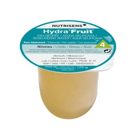 Hydra Fruit gegeleerd water met citroensmaak, 125 g, Vegenat