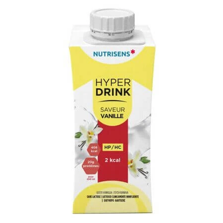 Hyper Drink met vanillesmaak, 200 ml, Vegenat