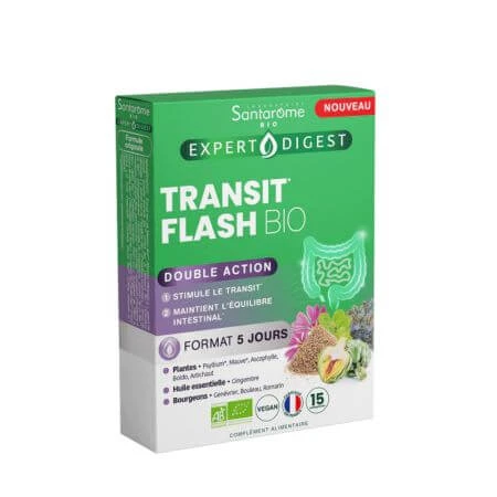 Tranzit Flash Bio, 15 tabletten, Santarome