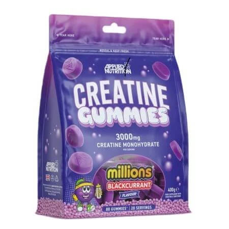 Jellies met creatinemonohydraat 3000 mg en frambozensmaak, 400 g, Applied Nutrition