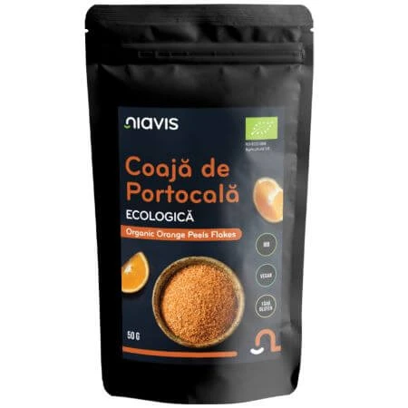 Biologische sinaasappelschil, 50 g, Niavis