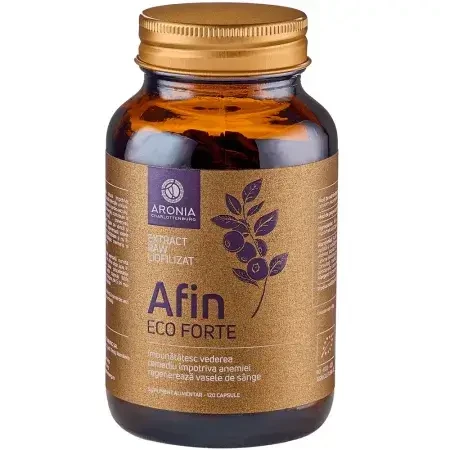 Afin Eco Forte gevriesdroogd ruw extract, 120 capsules, Aronia Charlottenburg