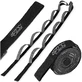 4Fizjo, yoga- en stretchband, zwart, 2,3 m, 1 stuk