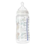 NUK First Choice+, antikoliekfles met temperatuurindicator en siliconenspeen, Disney Lion King, maat M, 6-18 maanden, 300 ml