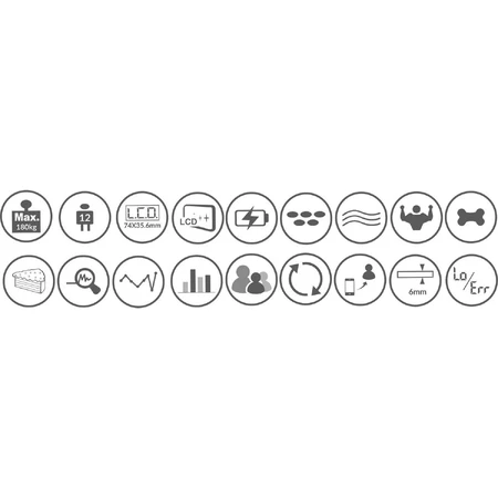 Oromed Oro Scale Bluetooth, bilancia analitica elettronica, bianco