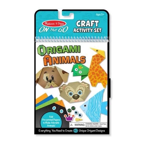 Origami Kleurrijke Dieren, 6 jaar+, Melissa & Dooug