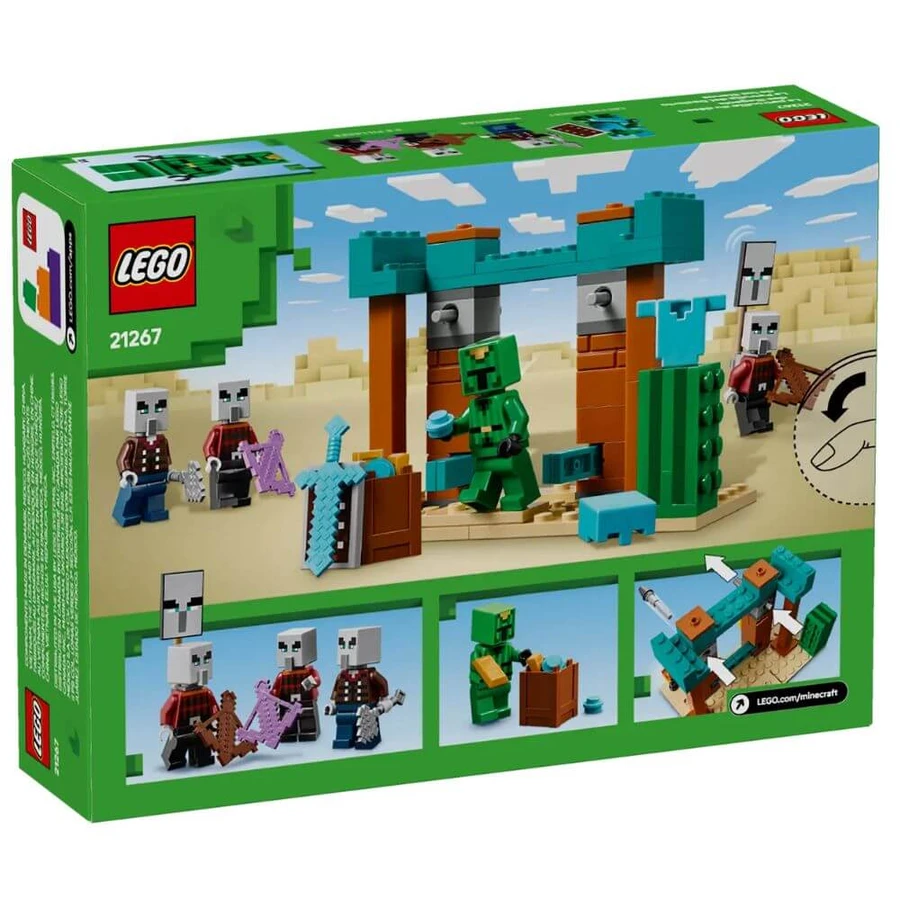 Minecraft Wüste Illager Patrouille, ab 7 Jahren, 21267, Lego