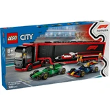 F1-Lastwagen mit F1-Autos RB20 und AMR24 City, 60445, + 8 Jahre, Lego
