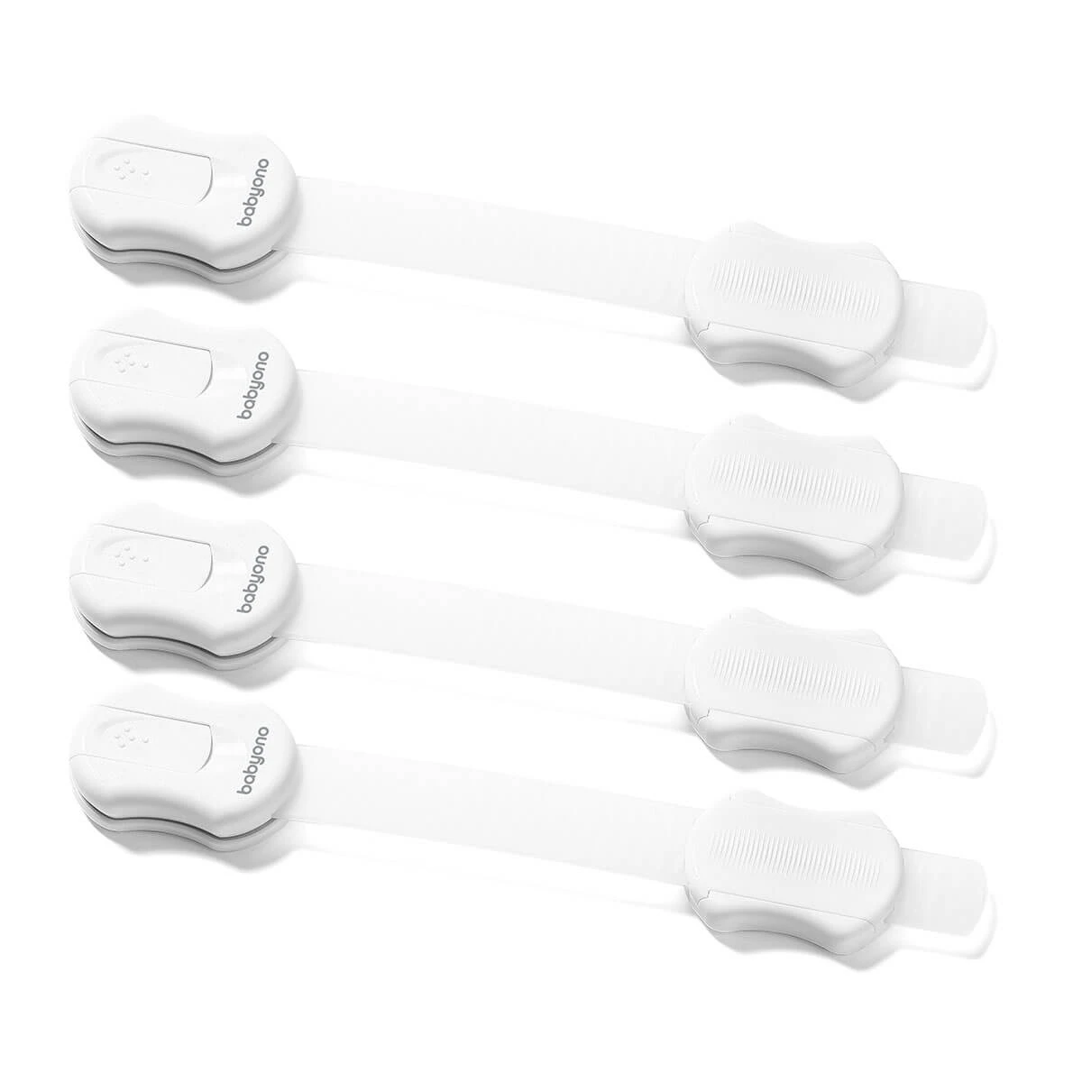 Set van 4 universele meubelbeschermers, Wit, Babyono