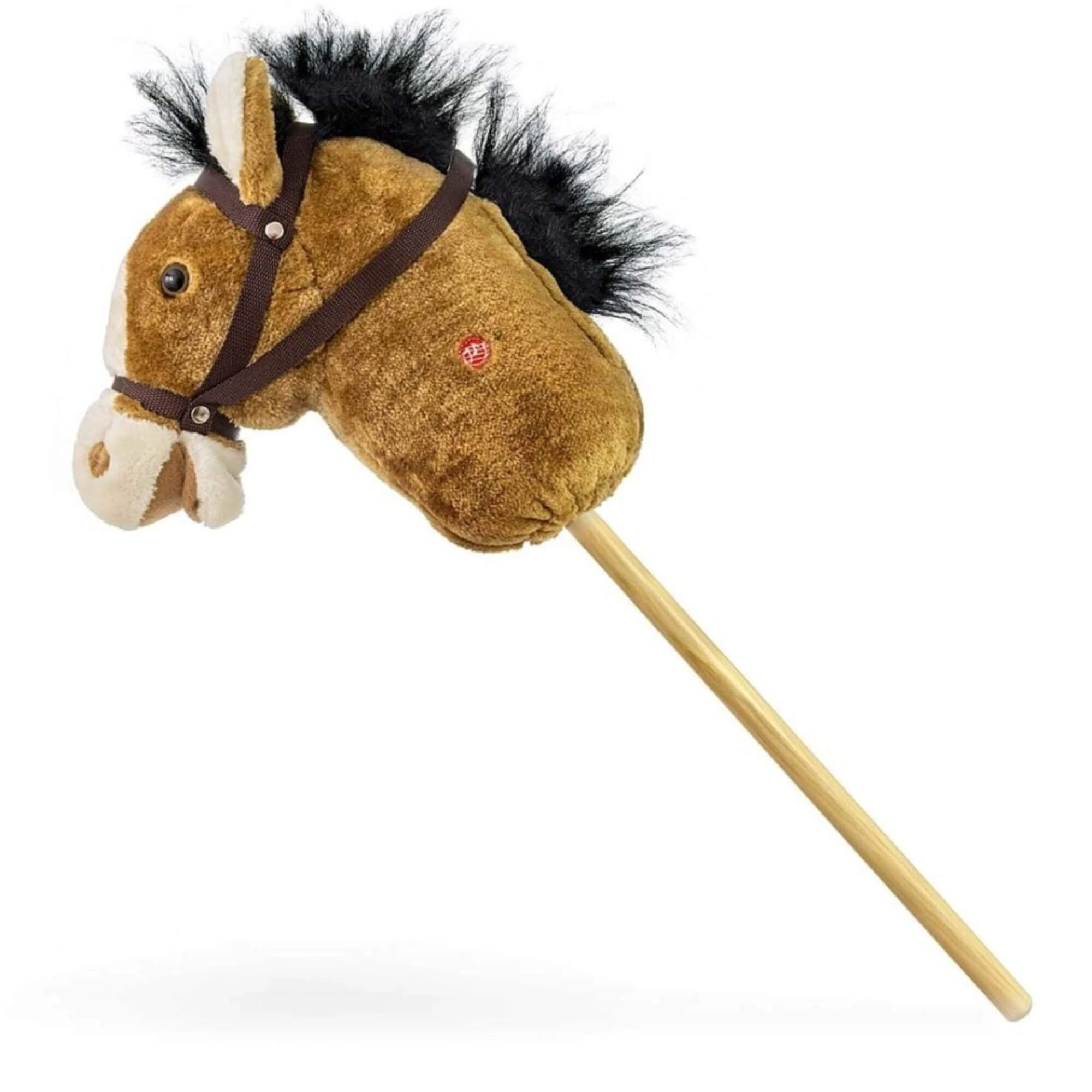 Hobby Paard speelgoedpaard met beweging en geluiden, 18 maanden+, Lichtbruin, Milly Mally