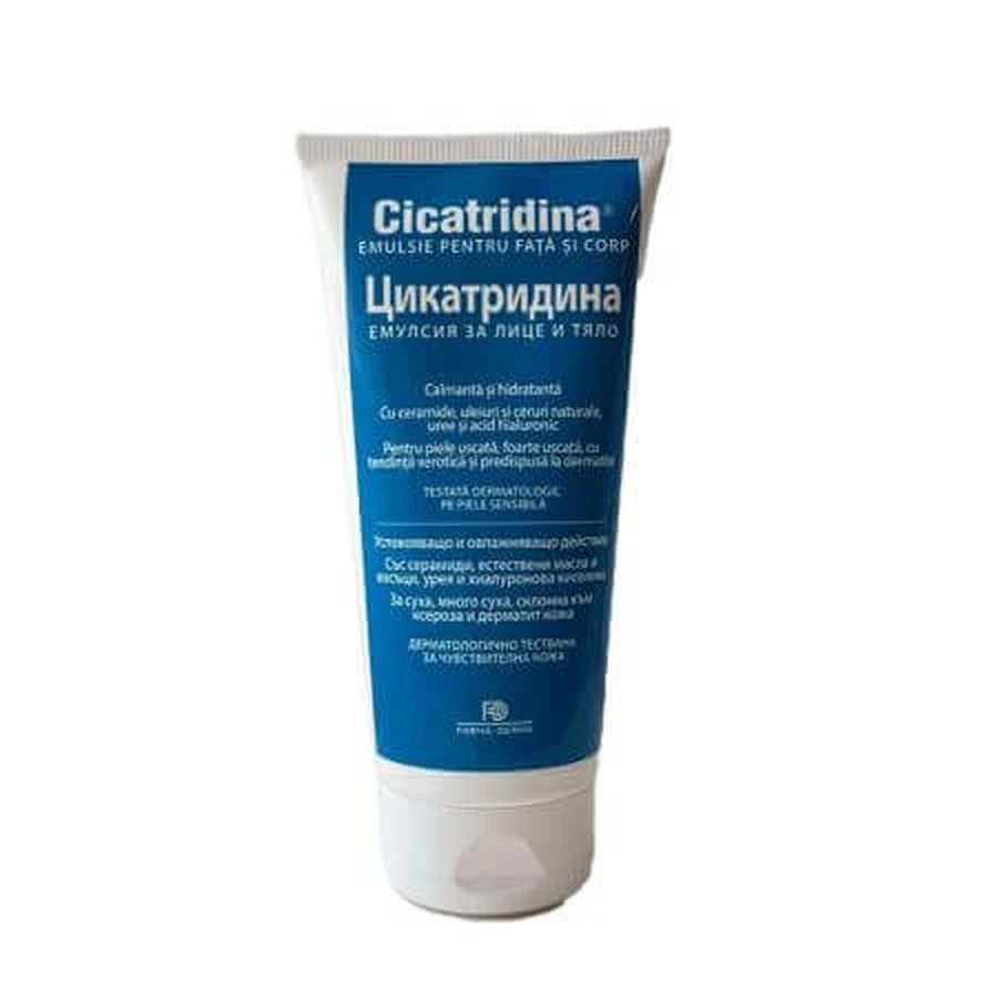 Cicatridina gezichts- en lichaamsemulsie, 180 ml, Farma-Derma Italia