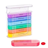 Weekly medication organizer with 4 boxes per day, 1 piece, Health Bazaar