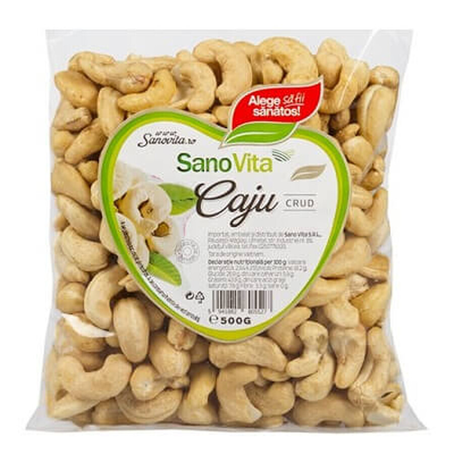 Anacardi crudi, 500 g, Sanovita