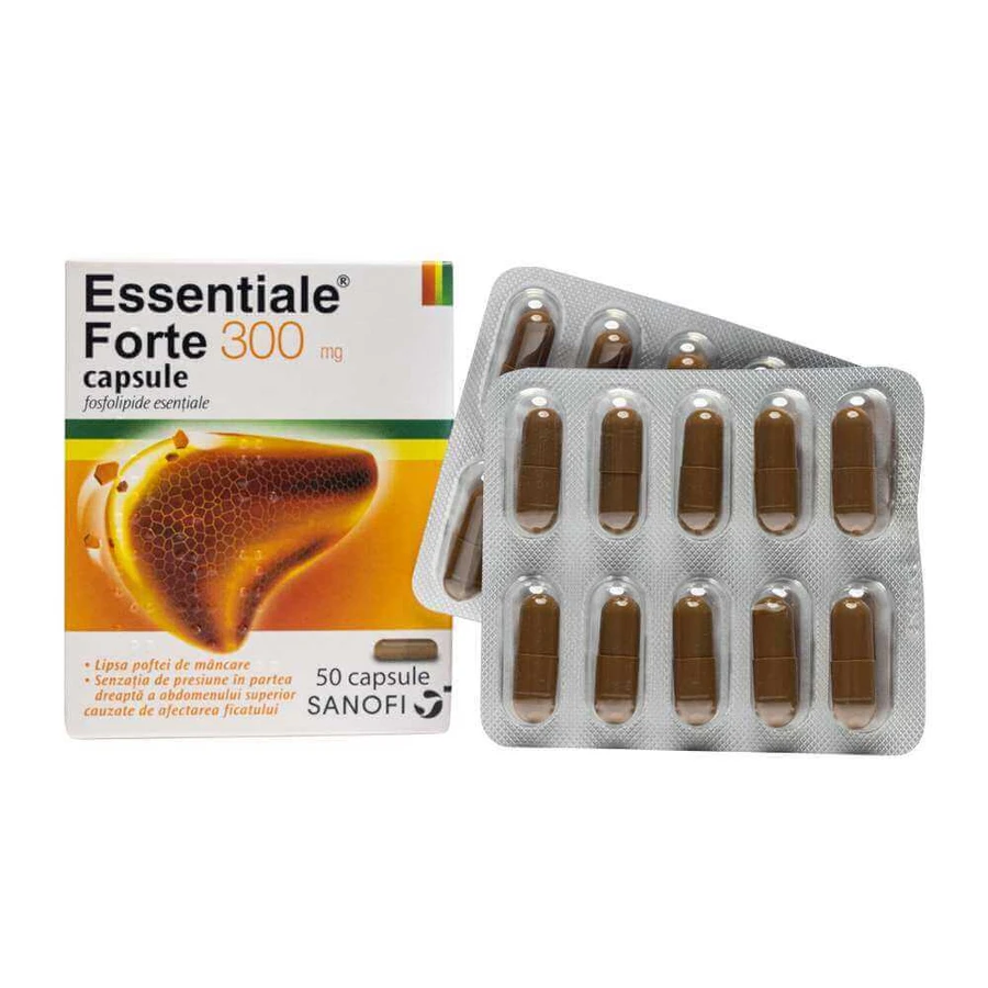 Essentiale Forte, 300 mg, 4 х 50 capsules, Sanofi