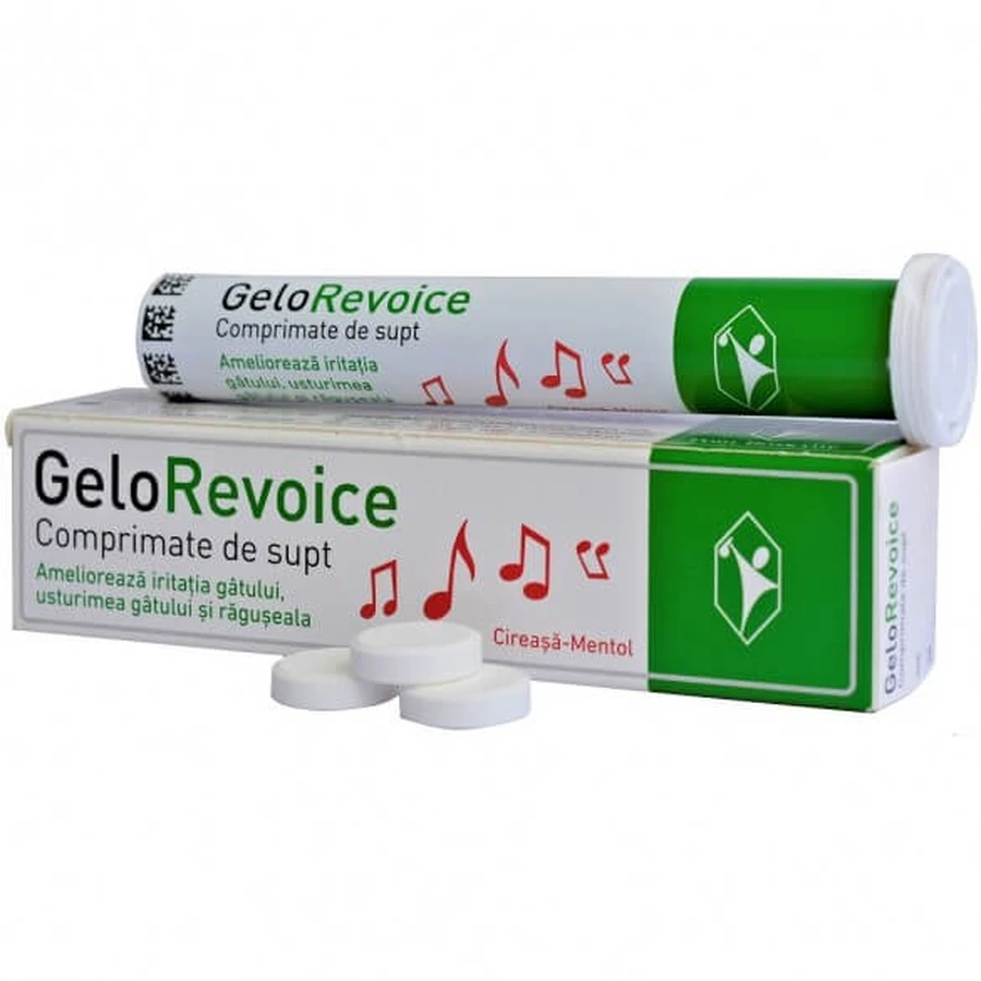 GeloRevoice cherries and menthol, 20 tablets, Phol Boskamp 