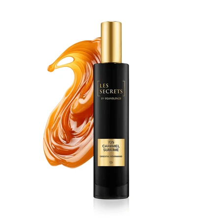 Eau de parfum unisex Les Secrets, Caramel Sublime 729, 50 ml, Equivalenza