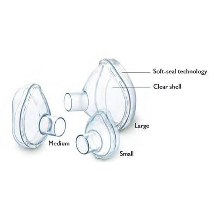 Respironics Optichamber Diamond inhalatiekamer, 1 - 5 jaar, 1079825, Philips