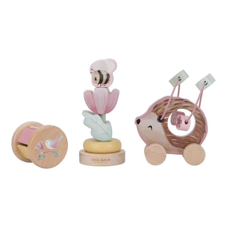 Drewniane pudełko na zabawki Fairy Garden FSC, 12 miesięcy+, Little Dutch: ceny i cechy