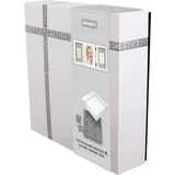 Baby keepsake box with 2D fingerprint kit Triple Frame White, Dooky