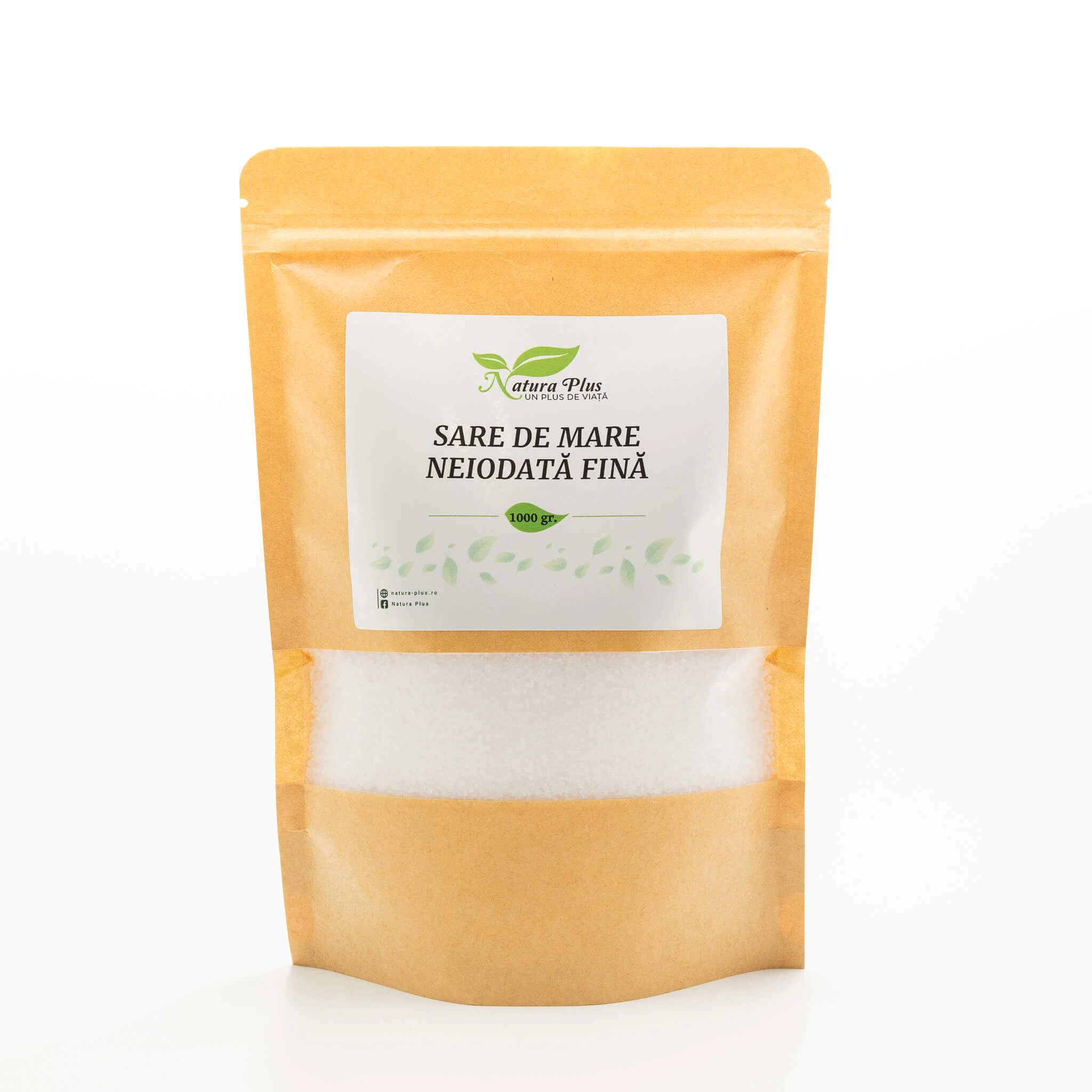Natura Plus fijn gejodeerd zeezout, 1000 g, Natura Plus