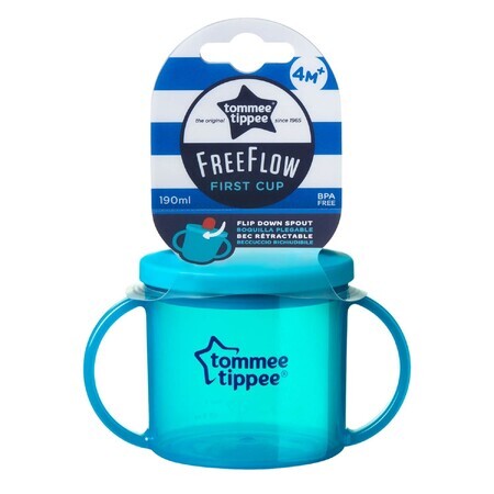 Basics First Cup, +4 months, Blue, Tommee Tippee